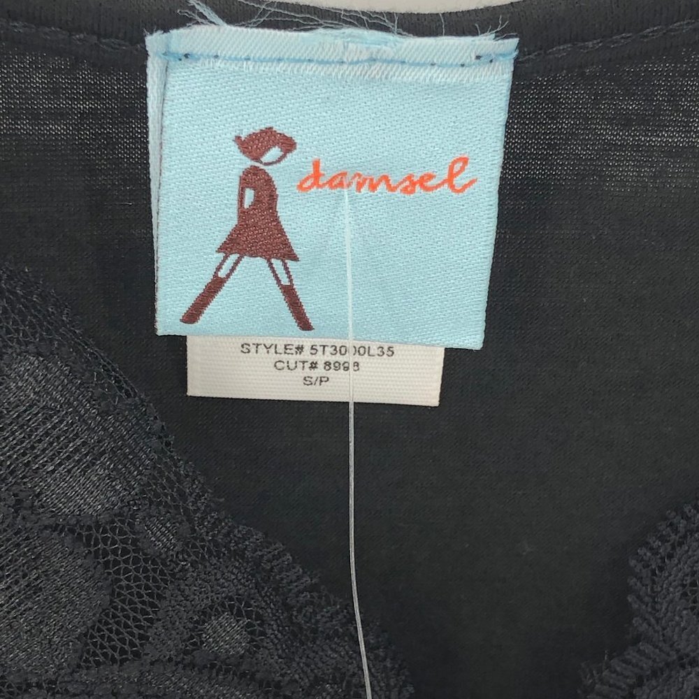 UO Damsel Black Lacy Camisole Small - Picture 5 of 7